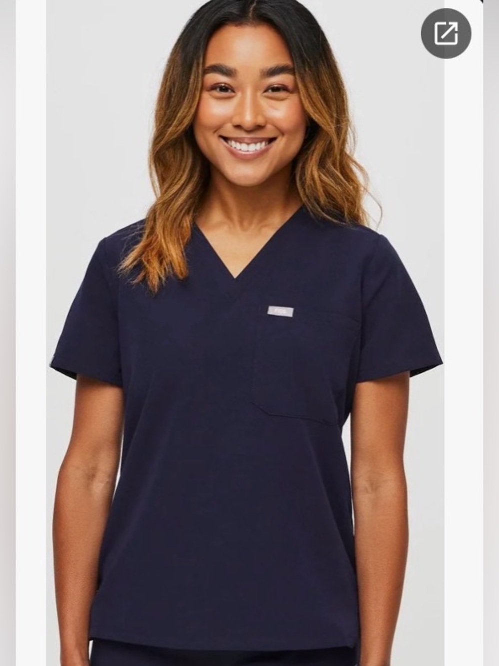 FIGS Technical Collection Navy - Top